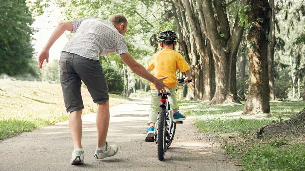 learning to ride a bicycle