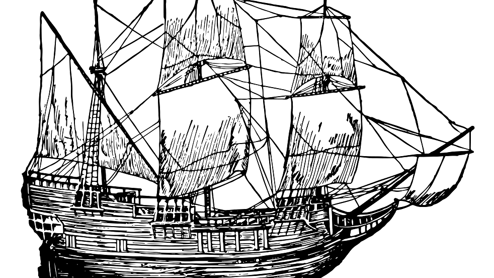 The Voyage of the Mayflower in 1620