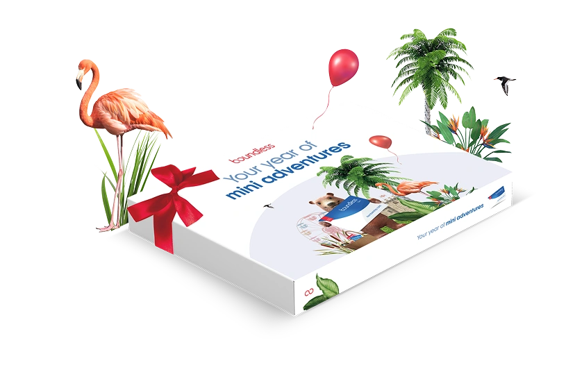 Gifting membership box from Boundless